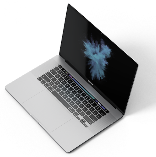 MacBook Pro Computer Open Lid